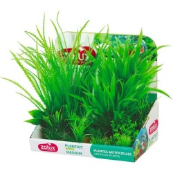 Plantes artificielles pour aquarium - ZOLUX - Plantkit - Taille M - Lo