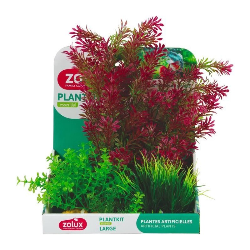 Plantes artificielles pour aquarium - ZOLUX - Plantkit - Taille M - Lo Plantes artificielles pour aquarium - ZOLUX - Plantkit - Taille M - Lo