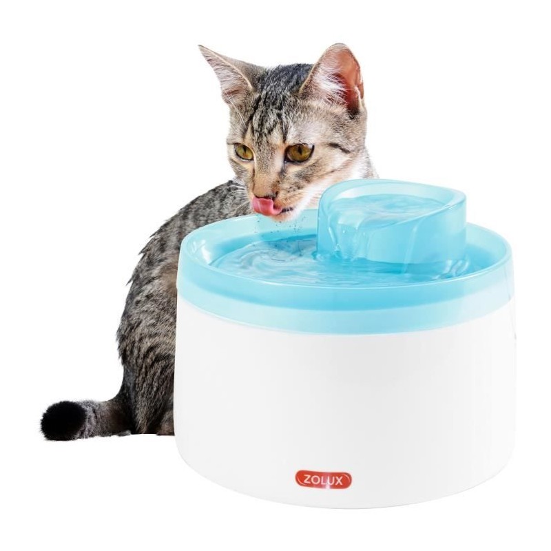Fontaine a eau - Zolux - Pour chats et chiens - Avec cartouche filtran Fontaine a eau - Zolux - Pour chats et chiens - Avec cartouche filtran