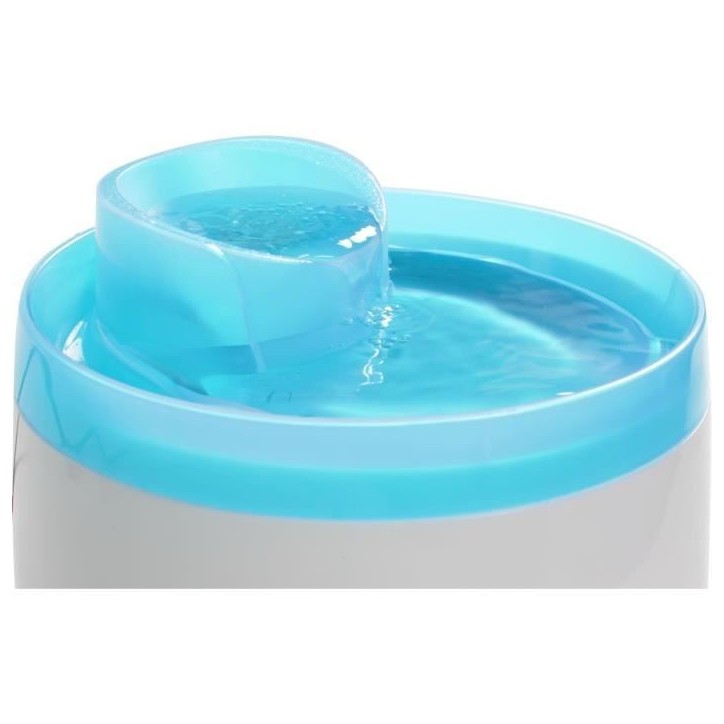 Fontaine a eau - Zolux - Pour chats et chiens - Avec cartouche filtrante - 2 litres