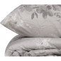 Parure de lit - 1 housse de couette 220 x 240 cm + 2 taies d'oreiller 60 x 60 cm - 100% coton renforcé - Gris
