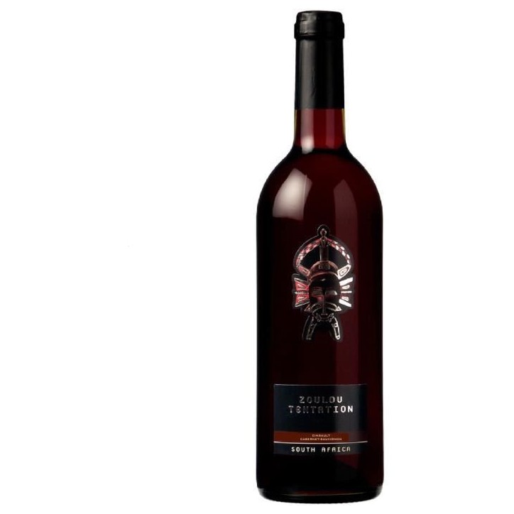 Zoulou Tentation Cinsault Cabernet Sauvignon - Vin rouge d'Afrique du Sud 2024 Zoulou Tentation Cinsault Cabernet Sauvignon - Vin rouge d'Afrique du Sud 2024