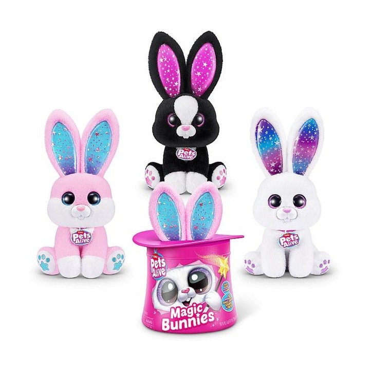 Jeu interactif - ZURU - PETS ALIVE Magic Bunnies - 20 surprises - Effets lumineux - Mixte