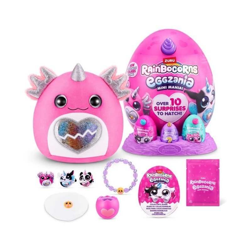 Peluches surprises - ZURU - Eggzania Mini Surprise S1 - 10 surprises - Peluches surprises - ZURU - Eggzania Mini Surprise S1 - 10 surprises -