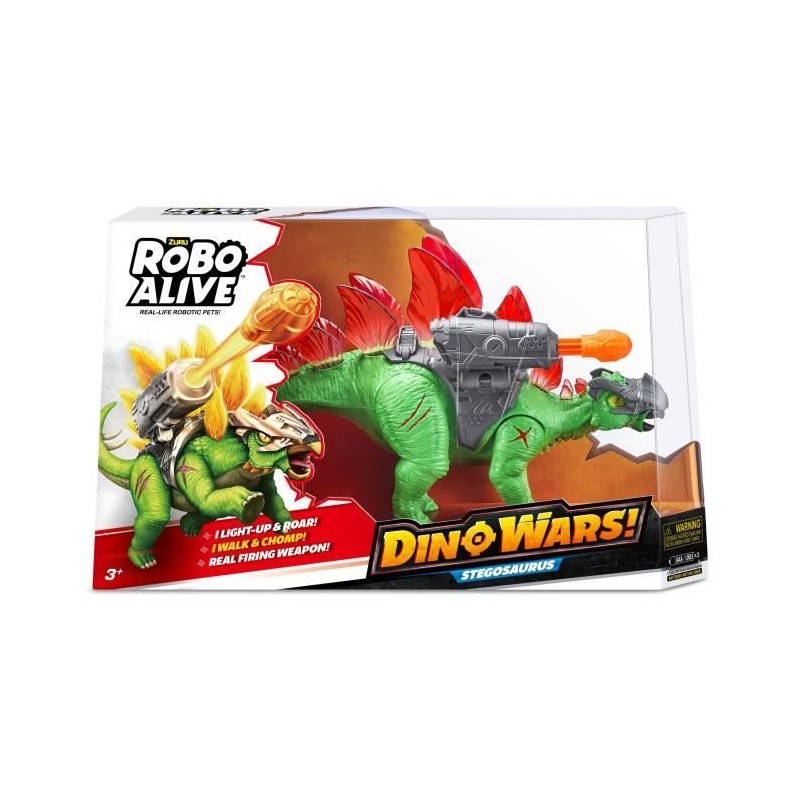 Dino Robotique - ZURU - Dino Wars Stegosaurus - Stégosaure Robo Alive Dino Robotique - ZURU - Dino Wars Stegosaurus - Stégosaure Robo Alive