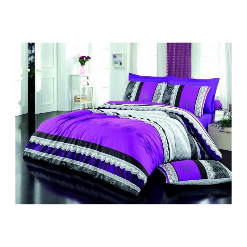 Parure de lit - 1 housse de couette 220 x 240 cm + 2 taies d'oreiller