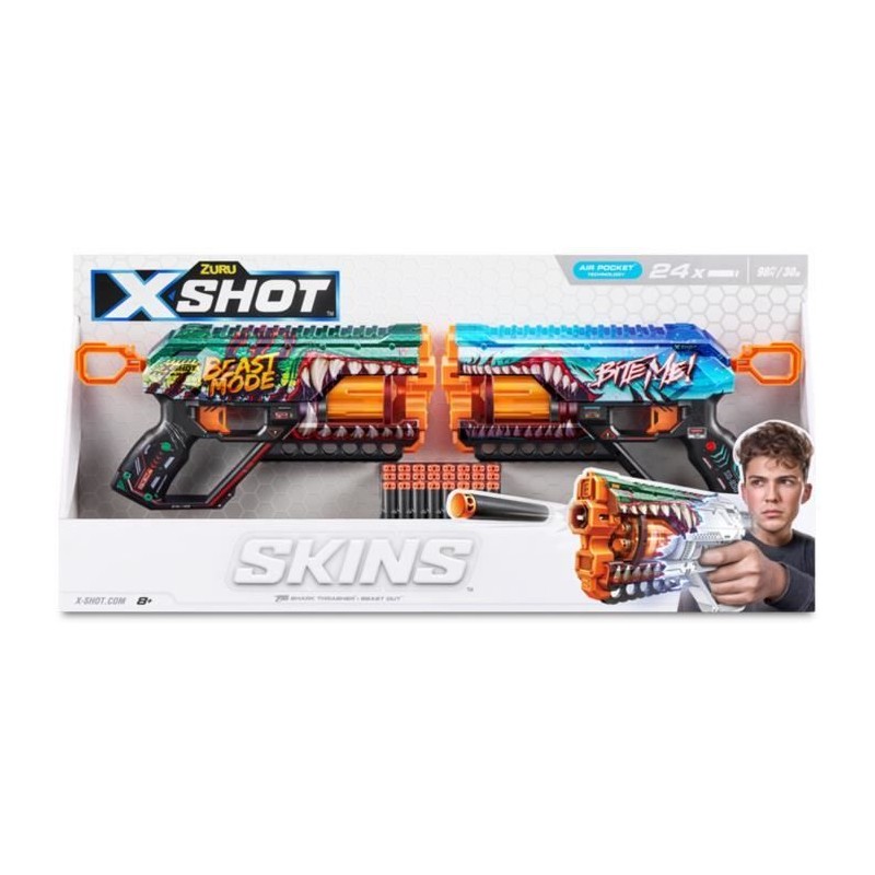 Pack Blasters - ZURU - XSHOT Skins Griefer 2PK - Blasters a canon rota Pack Blasters - ZURU - XSHOT Skins Griefer 2PK - Blasters a canon rota