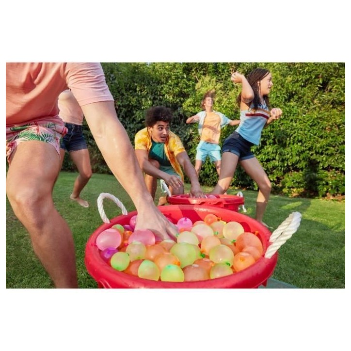 Ballons a eau - ZURU BUNCHO BALLOONS - Tropical Party - 265 ballons - Fermeture automatique - Pret en 60 sec