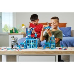 Set de Construction - ZURU - Police Station (889 pieces) - Construis l