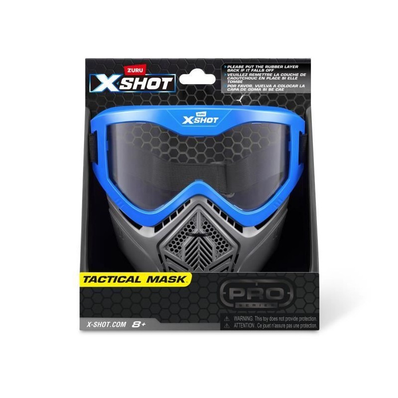 Accessoire - ZURU - X-SHOT Excel Blue Mask - Masque réglable - Design Accessoire - ZURU - X-SHOT Excel Blue Mask - Masque réglable - Design