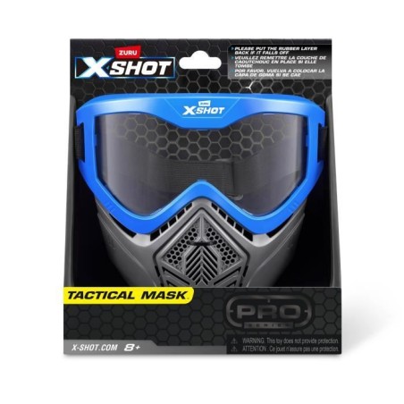 Accessoire - ZURU - X-SHOT Excel Blue Mask - Masque réglable - Design