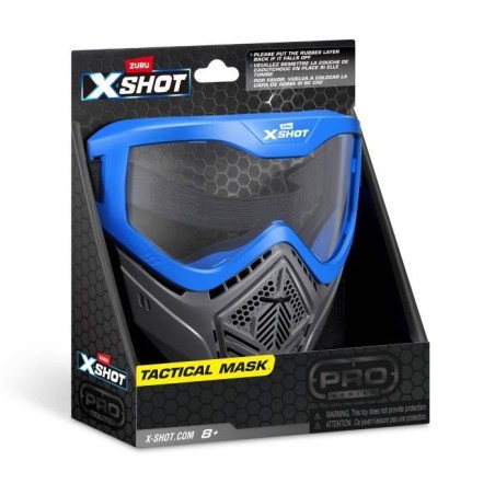 Accessoire - ZURU - X-SHOT Excel Blue Mask - Masque réglable - Design stylé - Ventilation intégrée