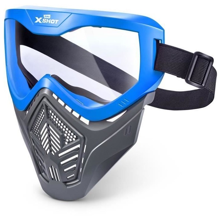 Accessoire - ZURU - X-SHOT Excel Blue Mask - Masque réglable - Design stylé - Ventilation intégrée Accessoire - ZURU - X-SHOT Excel Blue Mask - Masque réglable - Design stylé - Ventilation intégrée