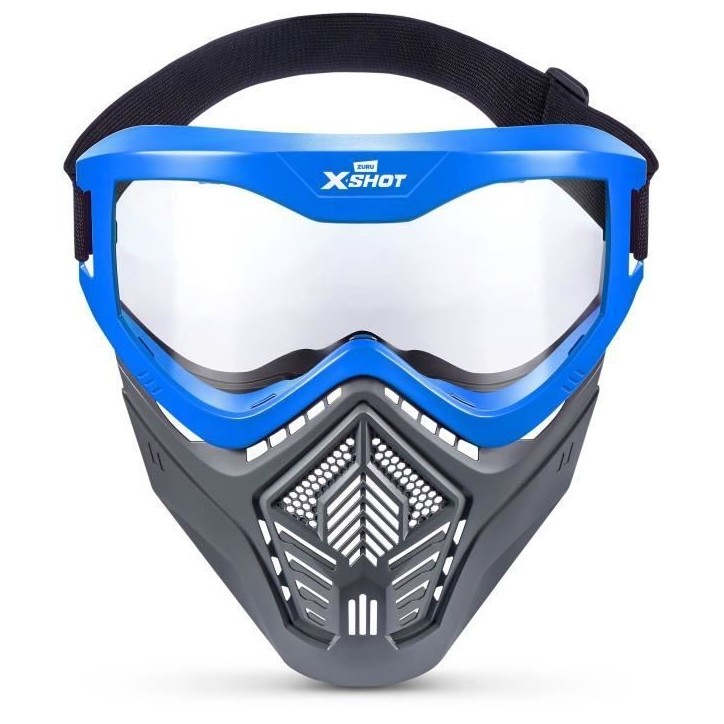 Accessoire - ZURU - X-SHOT Excel Blue Mask - Masque réglable - Design stylé - Ventilation intégrée Accessoire - ZURU - X-SHOT Excel Blue Mask - Masque réglable - Design stylé - Ventilation intégrée