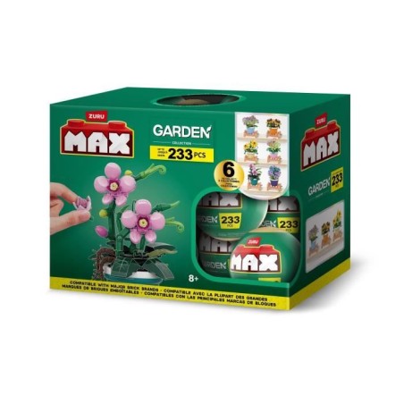 Set de construction - ZURU - Garden Pot Plants - 233 pieces max - 6 de