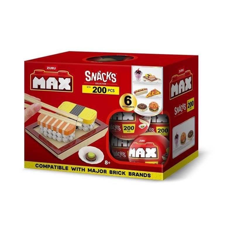 Set de construction - ZURU - Snack - 200 pieces max - 6 snacks - Burge Set de construction - ZURU - Snack - 200 pieces max - 6 snacks - Burge