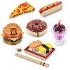 Set de construction - ZURU - Snack - 200 pieces max - 6 snacks - Burge