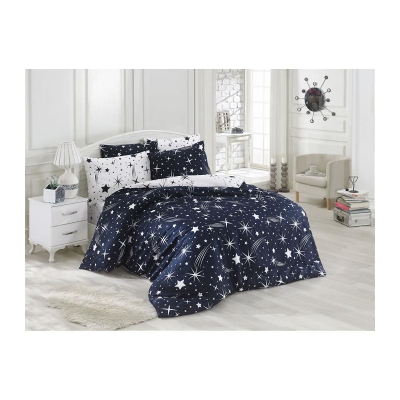 Parure de lit - 1 housse de couette 220 x 240 cm + 2 taies d'oreiller Parure de lit - 1 housse de couette 220 x 240 cm + 2 taies d'oreiller