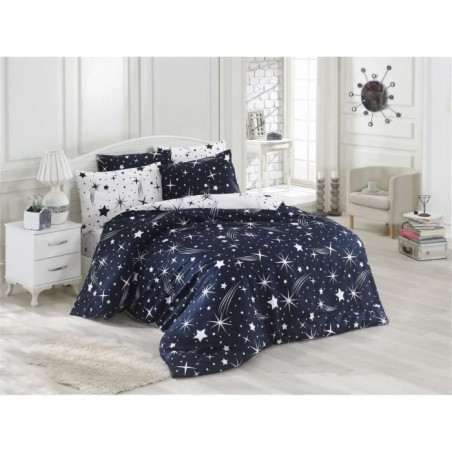 Parure de lit - 1 housse de couette 220 x 240 cm + 2 taies d'oreiller