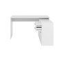 Bureau d'angle LONDON - Panneaux de particules - Décor blanc - 136 x 75 x 139 cm Bureau d'angle LONDON - Panneaux de particules - Décor blanc - 136 x 75 x 139 cm