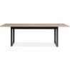 Table extensible Denver 80C - 200-240 x 75 x 90 cm - Chene artisan / a