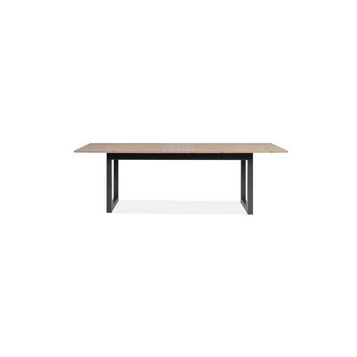 Table extensible Denver 80C - 200-240 x 75 x 90 cm - Chene artisan / anthracite - 1 exension de 40 cm inclue - 12 personnes Table extensible Denver 80C - 200-240 x 75 x 90 cm - Chene artisan / anthracite - 1 exension de 40 cm inclue - 12 personnes