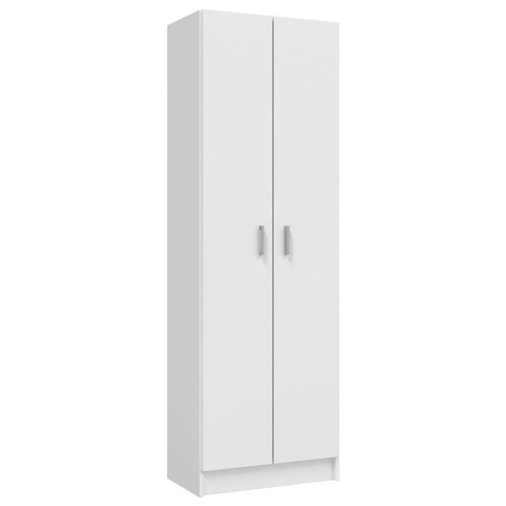 Armoire rangement chaussure - meuble d'entrée - 2 portes avec étageres- L 59 x P37 x H 180 cm - Basic Armoire rangement chaussure - meuble d'entrée - 2 portes avec étageres- L 59 x P37 x H 180 cm - Basic