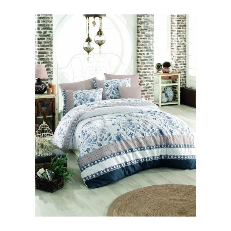 Parure de lit - 1 housse de couette 220 x 240 cm + 2 taies d'oreiller Parure de lit - 1 housse de couette 220 x 240 cm + 2 taies d'oreiller