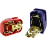 Lot de 2 cosses de batterie - XL TECH - a serrage rapide (+) (-) Lot de 2 cosses de batterie - XL TECH - a serrage rapide (+) (-)