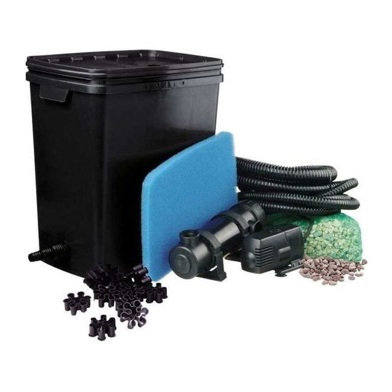 Ubbink Ensemble de filtre de bassin FiltraPure 7000 Plus 37 L 1355972