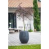 Pot de fleurs Rond Egg Ø 50cm - EDA - Graphit - 53 L - Ø 50 x H. 53