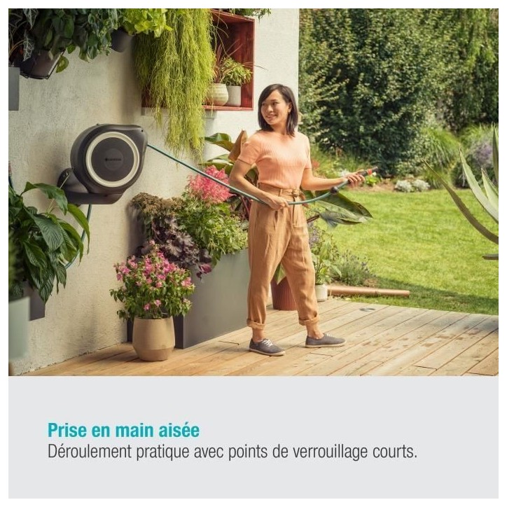 GARDENA Dévidoir automatique mural RollUp S 15 m GARDENA Dévidoir automatique mural RollUp S 15 m