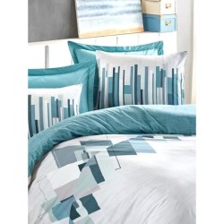 Parure de lit - 1 housse de couette 220 x 240 cm + 2 taies d'oreiller