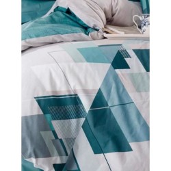 Parure de lit - 1 housse de couette 220 x 240 cm + 2 taies d'oreiller