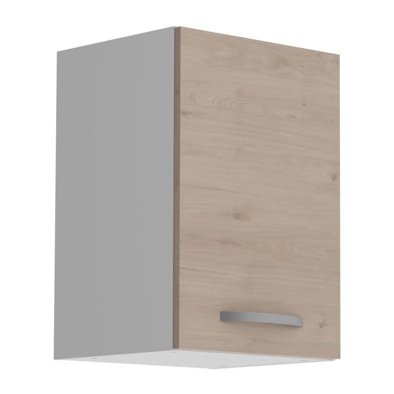 OSLO Meuble haut 1 porte - Décor Chene Jackson - L 40 x P 36 x H 58 c