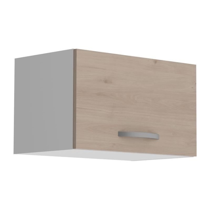 OSLO Meuble haut 1 porte - Décor Chene Jackson - L 60 x P 36 x H 35 c