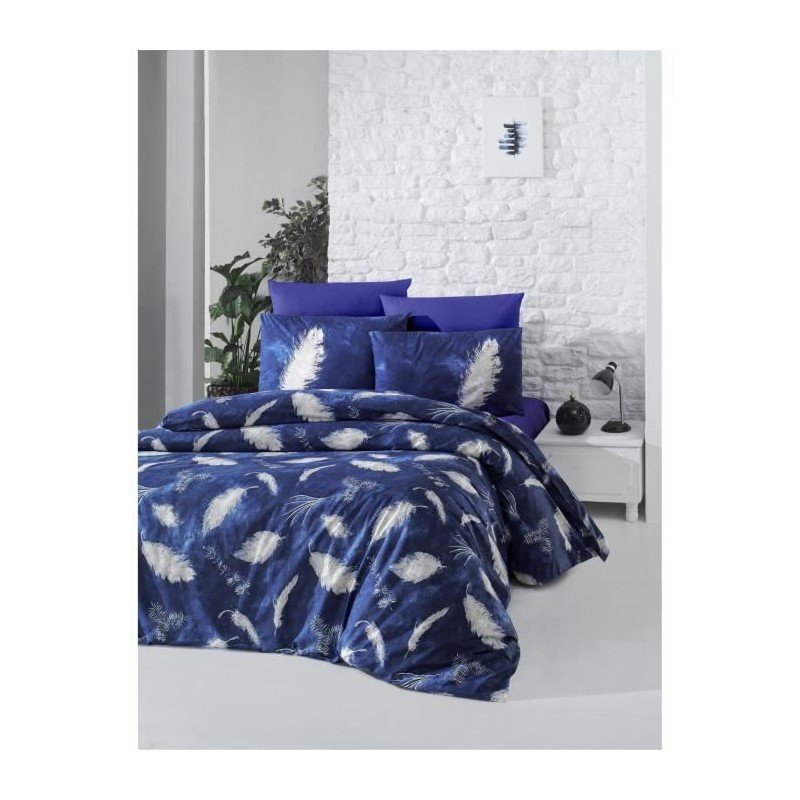 Parure de lit - 1 housse de couette 220 x 240 cm + 2 taies d'oreiller Parure de lit - 1 housse de couette 220 x 240 cm + 2 taies d'oreiller