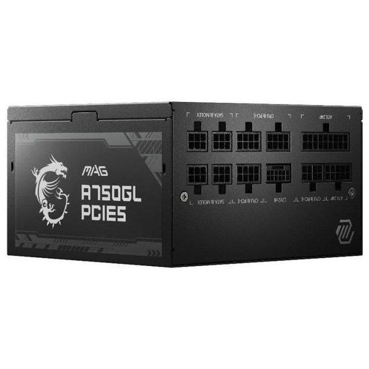 MSI Alimentation PC MAG A750GL PCIE5 - 750W 80+ Gold Modulaire