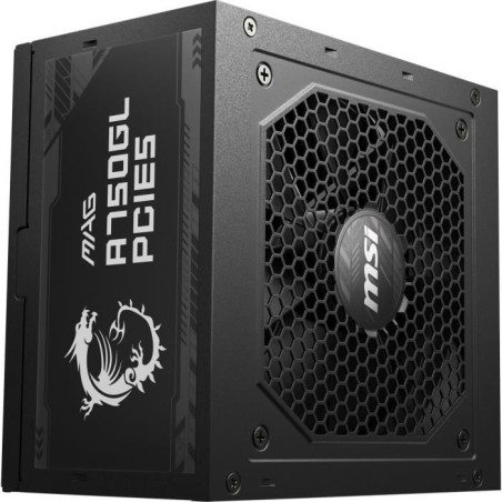 MSI Alimentation PC MAG A750GL PCIE5 - 750W 80+ Gold Modulaire