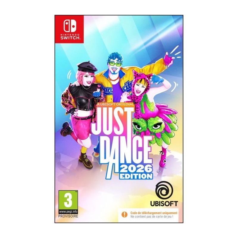 Just Dance 2026 - Jeu Nintendo Switch - Code in a Box Just Dance 2026 - Jeu Nintendo Switch - Code in a Box