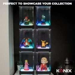 Vitrine LED Display Box pour figurine - KONIX - Compatible Funko Pop /