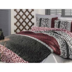 Parure de lit - 1 housse de couette 220 x 240 cm + 2 taies d'oreiller