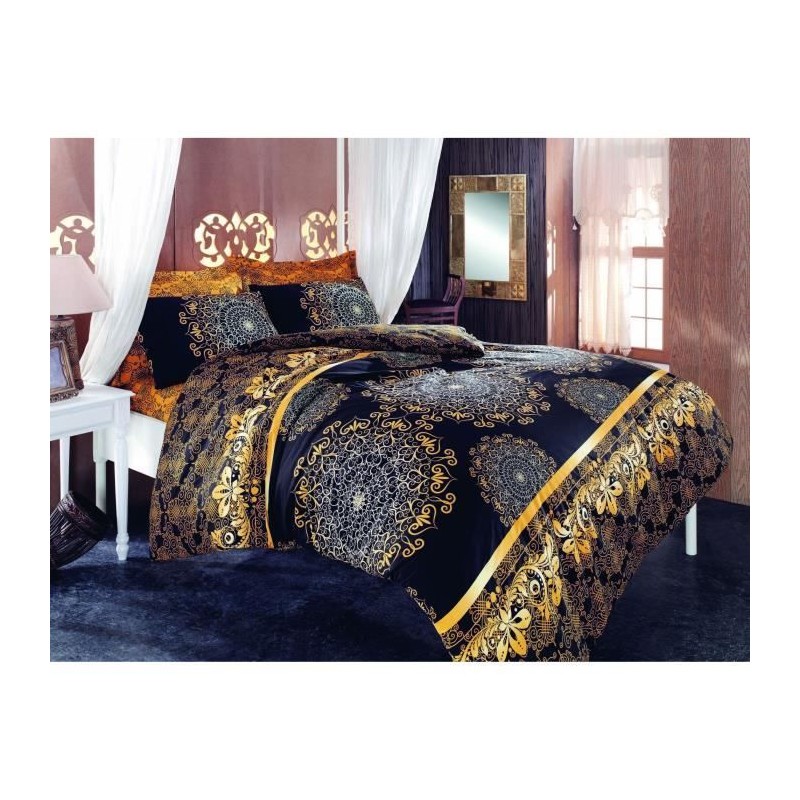 Parure de lit - 1 housse de couette 220 x 240 cm + 2 taies d'oreiller Parure de lit - 1 housse de couette 220 x 240 cm + 2 taies d'oreiller