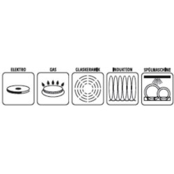 Crepiere avec étaleur - GSW - 456715 - Aluminium - gris - 26 cm - Tou