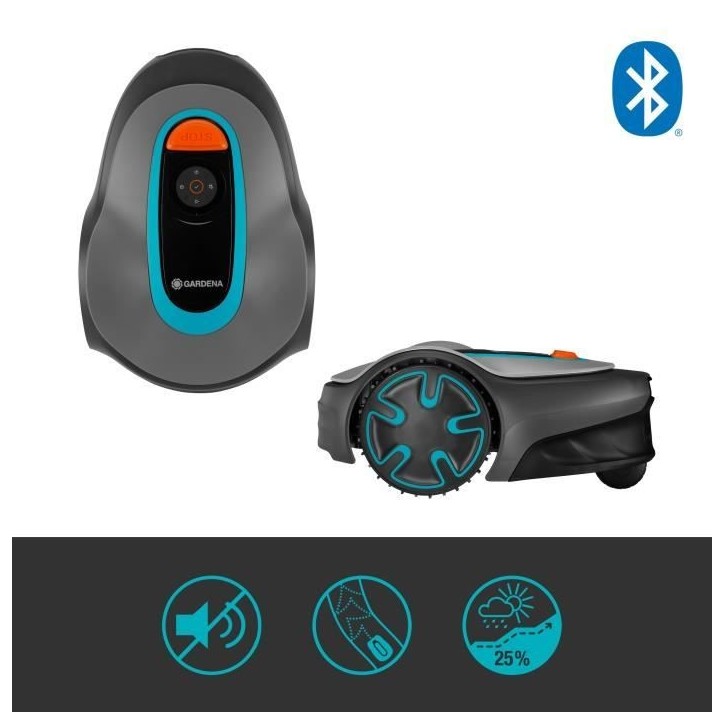 Tondeuse robot connectée Bluetooth GARDENA SILENO Minimo 500 (15202-26 )- 500m²