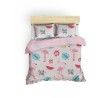 Parure de lit - 1 housse de couette 220 x 240 cm + 2 taies d'oreiller