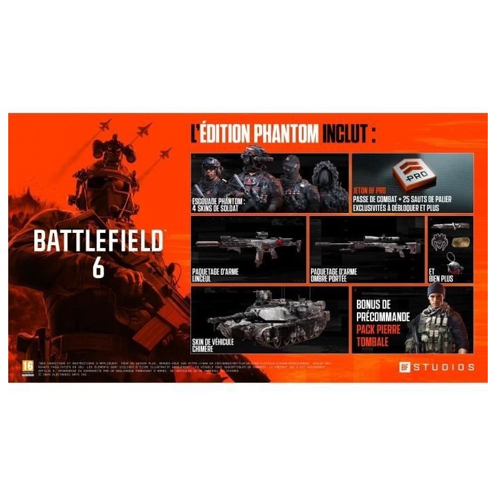 Battlefield 6 - Phantom Edition - Jeu Xbox Series X Battlefield 6 - Phantom Edition - Jeu Xbox Series X