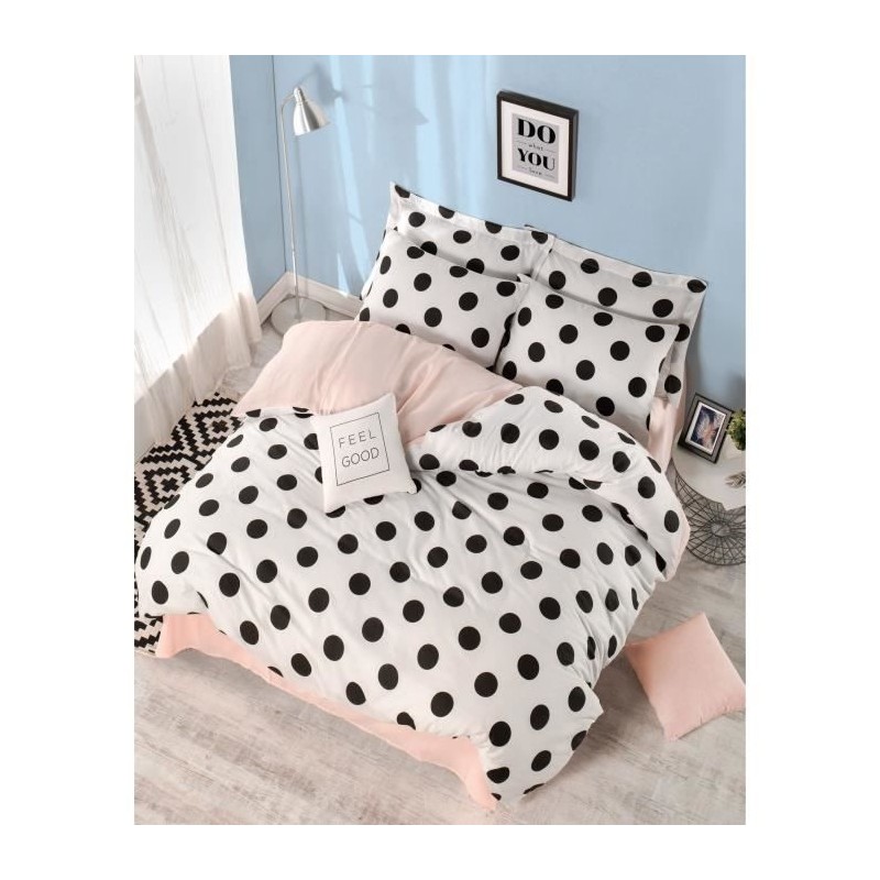 Parure de lit - 1 housse de couette 220 x 240 cm + 2 taies d'oreiller Parure de lit - 1 housse de couette 220 x 240 cm + 2 taies d'oreiller