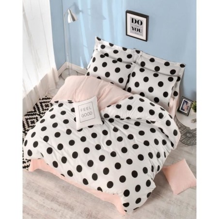 Parure de lit - 1 housse de couette 220 x 240 cm + 2 taies d'oreiller