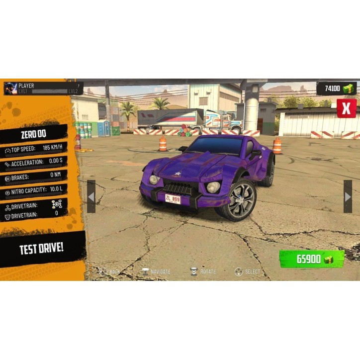 Turbo Booster Racing - Kit (volants + jeu) - Jeu Nintendo Switch - Code in a Box